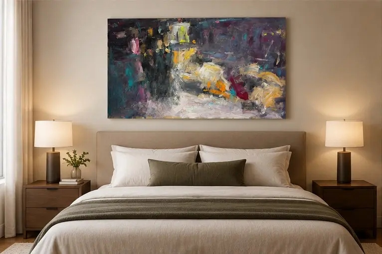 Nocturne above a bed