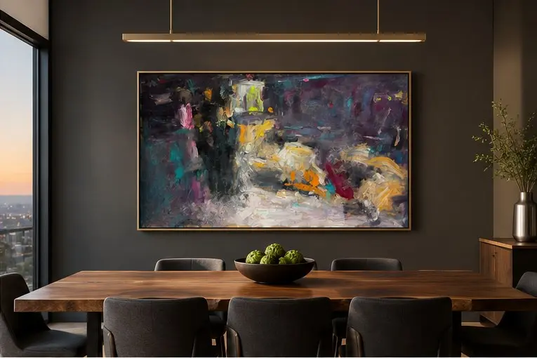 Nocturne in a dining room